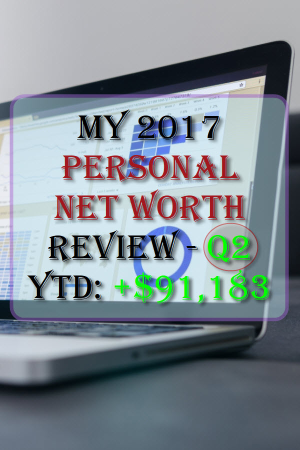 My 2017 Personal Net Worth Review - Q2