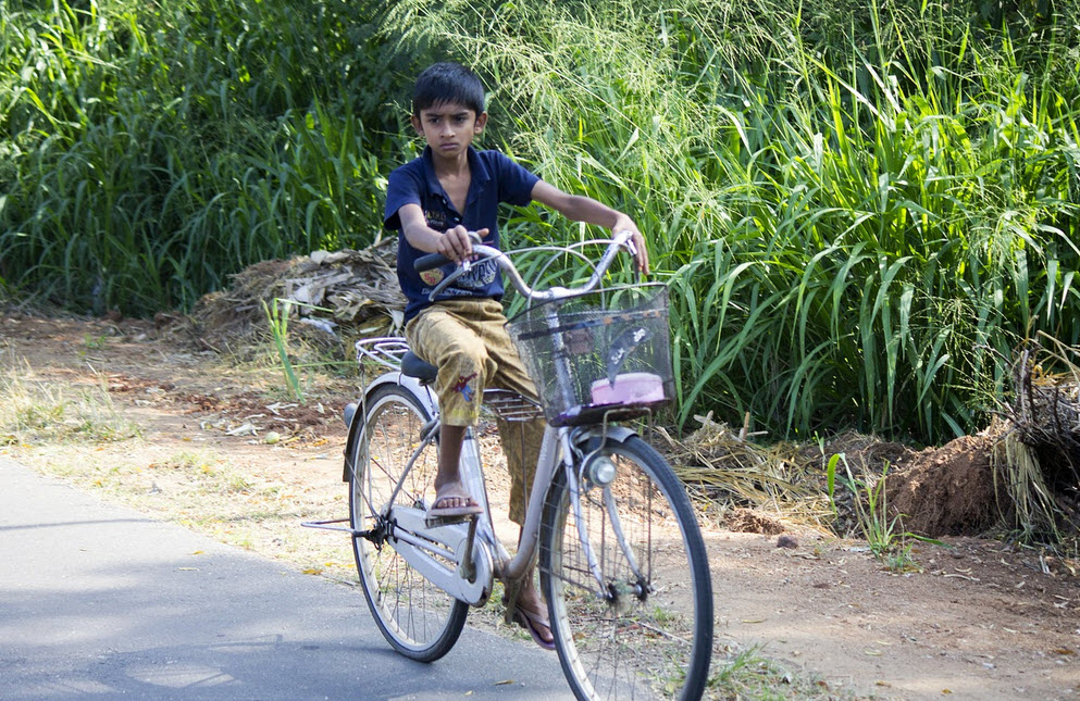 Riding A Bike