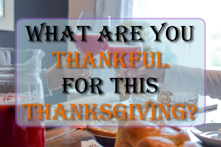 What Are You Thankful For This Thanksgiving?