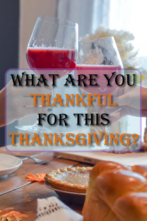 What Are You Thankful For This Thanksgiving?