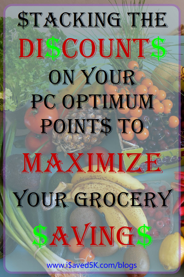 How does getting 1.5 months of free groceries per year sound? See how I stack the savings with my PC Optium Points.