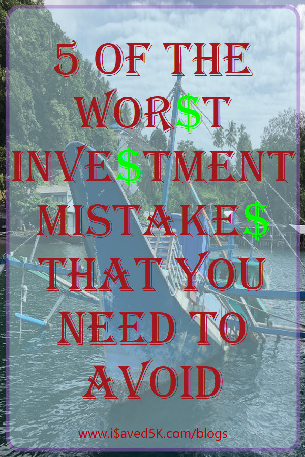 Using your credit card to invest is one of the worst investment mistakes that you can make.  See the other mistakes here.